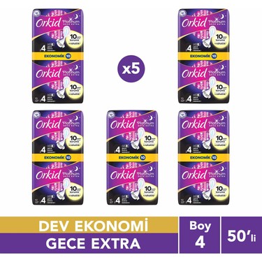 Anne Kız Paketi Gece Extra Hijyenik Ped 50 Adet