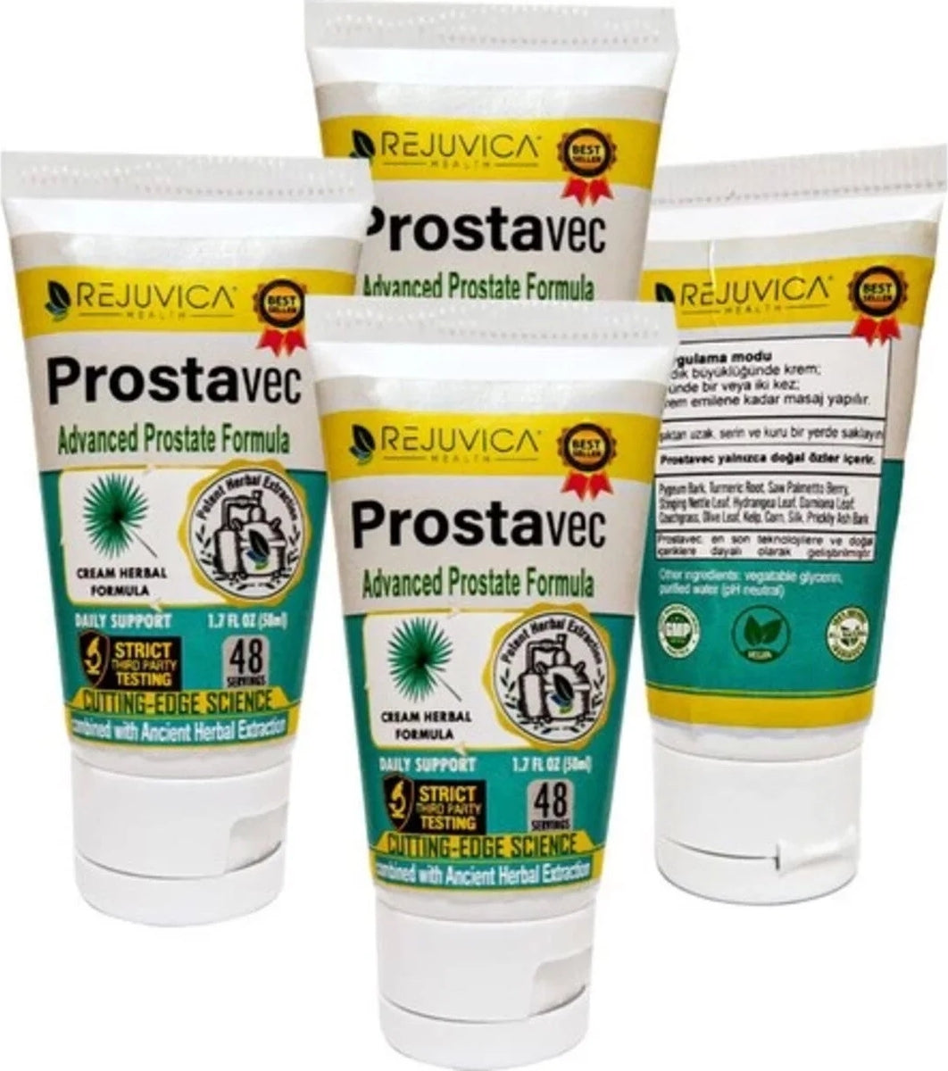 Prostavec 4 Tane x 50 ml Krem Erkeklere Özel Yer Kremi