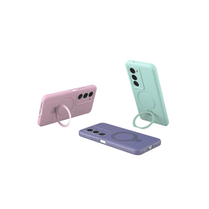 Redmi 15 4G Regal Magsafe Standlı Kapak - Açık Pembe