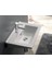 85 x 45 cm Turkuaz Etajerli Lavabo, Şık ve Kullanışlı