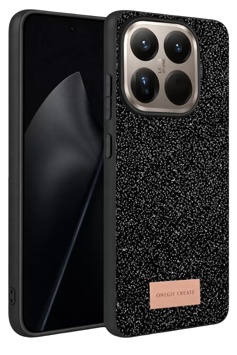 Mi 15T Pro Bright Simli Kapak - Siyah