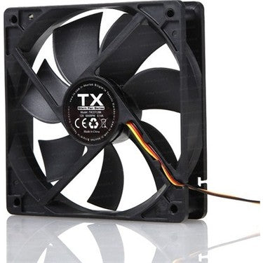 TX 12 cm Sessiz Siyah Kasa Fanı