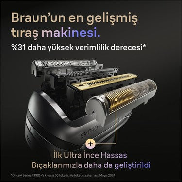 Yedek Başlığı ile Elektrikli Tıraş Makinesi, Braun Series 9
