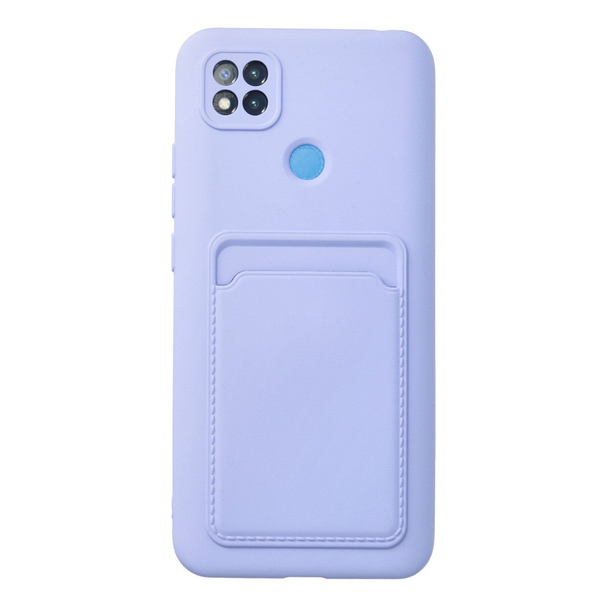Redmi 9C Kılıf Kelvin Kartvizitli Silikon - Lila