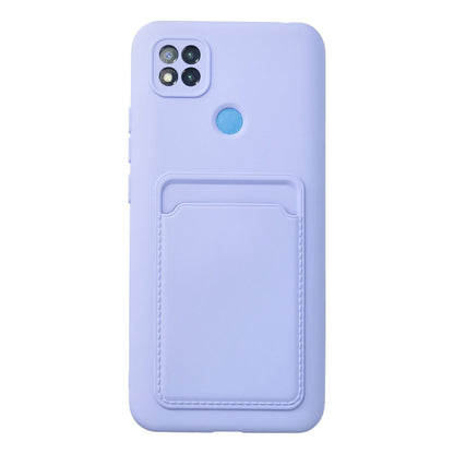 Redmi 9C Kılıf Kelvin Kartvizitli Silikon - Lila