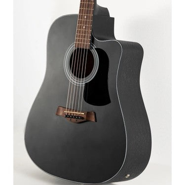 Elektro Akustik Gitar, 650 mm Uzunlukta ve Siyah Renkli Tasarım
