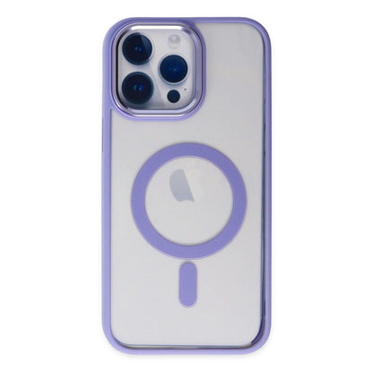 iPhone 14 Pro Kılıf Room Magneticsafe Silikon - Lila