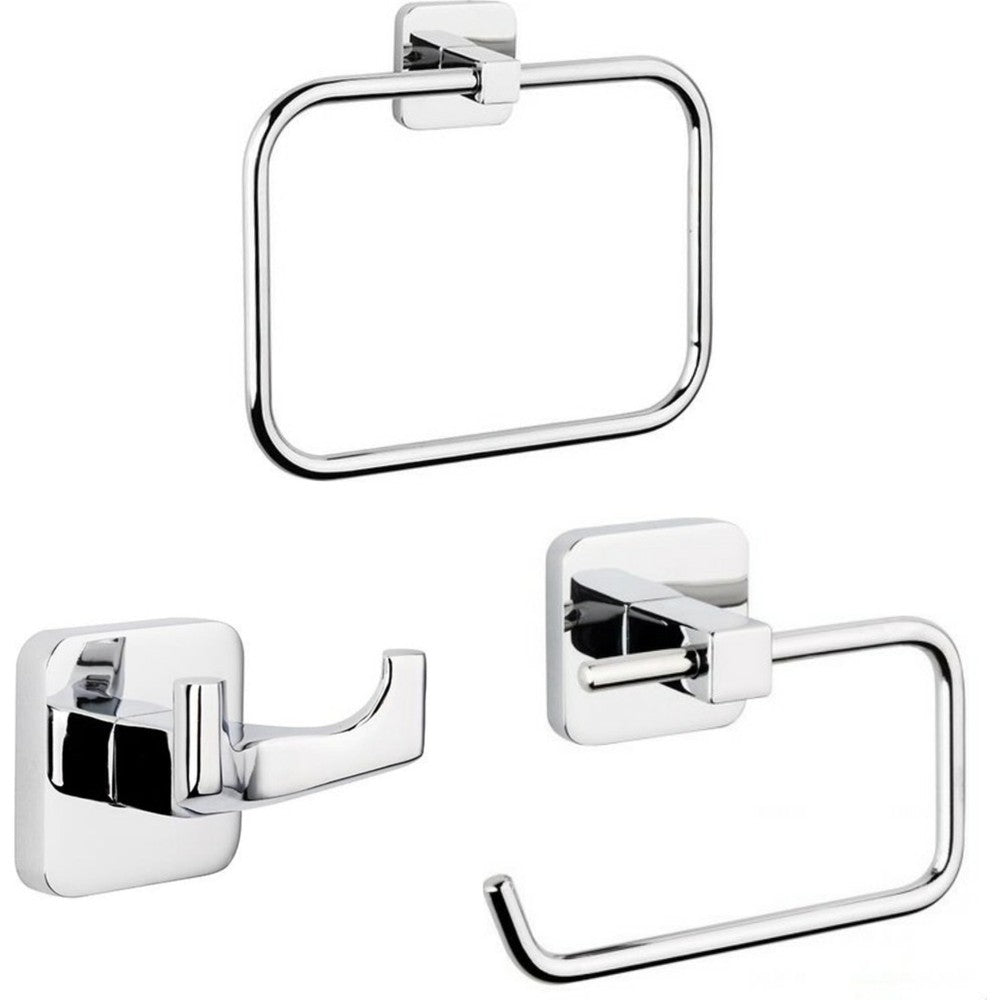 Krom Renkli 3'lü Set Havluluk, Şık ve Suya Dayanıklı