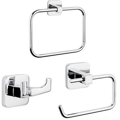Krom Renkli 3'lü Set Havluluk, Şık ve Suya Dayanıklı