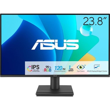 ASUS VA249HG 23.8 IPS 1920x1080 1ms 120Hz 300cd HDMI, Analog 3 Yıl