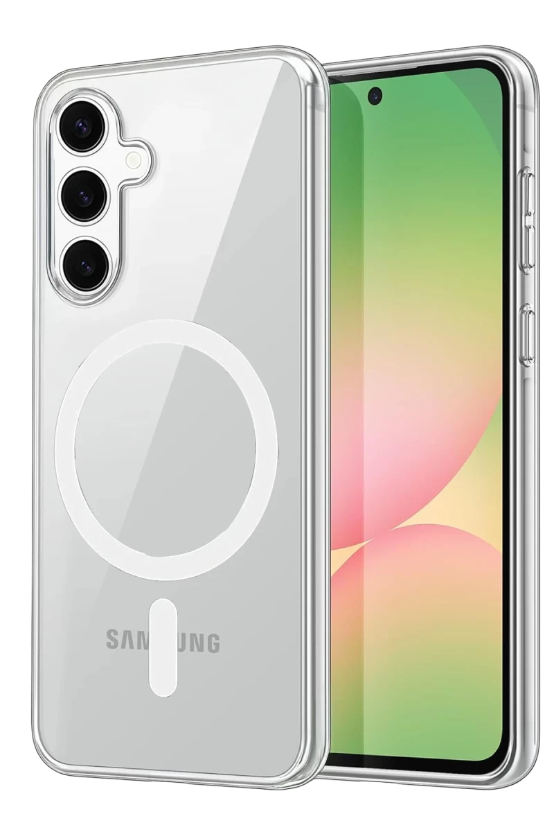 Galaxy A17 5G Combo Sert Şeffaf Magsafe Kapak - Şeffaf