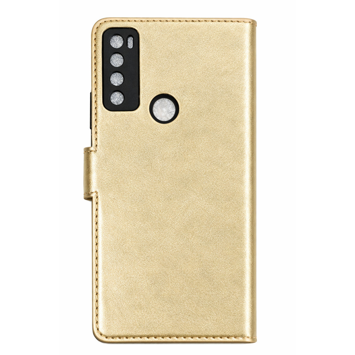TCL 20 SE Trend S Plus Kapaklı Kılıf - Gold