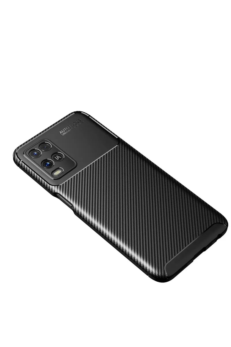 A54 4G Kılıf Auto Focus Karbon Kapak - Siyah