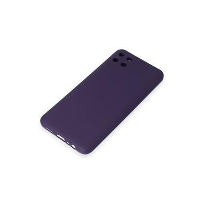 Realme C11 Kılıf Nano içi Kadife Silikon - Mor