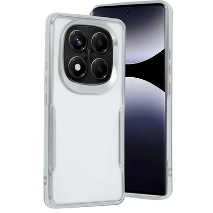 Redmi Note 14 Pro 5G Kılıf Boyi Silikon Kapak - Gümüş