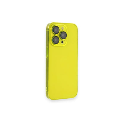 iPhone 13 Pro Max Kılıf Armada Lensli Kapak - Sarı