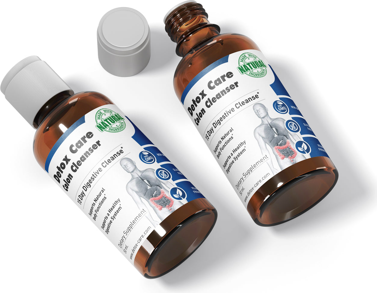 Detox Care Colon Cleanser 50Ml X 3 Adet