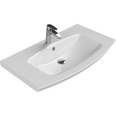 Etajerli 90 cm Turkuaz Seramik ile Estetik