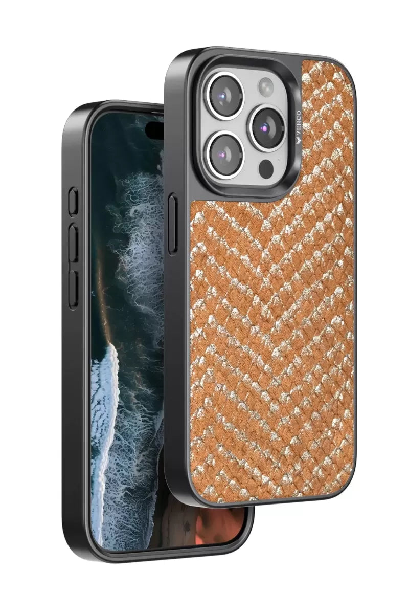iPhone 15 Pro Viper Kapak - Kahverengi