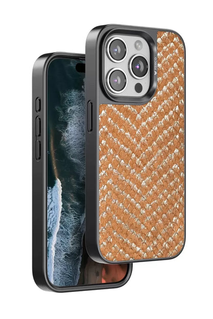 iPhone 15 Pro Viper Kapak - Kahverengi