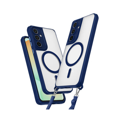Galaxy S25 Plus Kılıf Enka Magsafe Silikon Kılıf - Lacivert