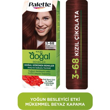 Kalıcı Saç Boyası - 3-68 Kızıl Çikolata Renk ve Besleyici Özler