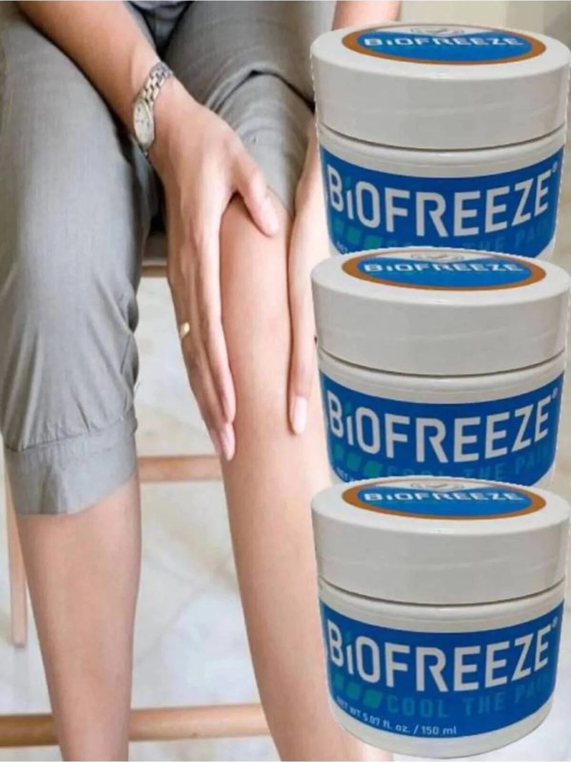 Süper Biofreeze Masaj Kremi 150 ml 1 Ad+ Çörek Otu Yağı ile 30 ml