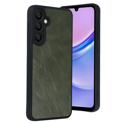 Galaxy A57 5G Aras Deri Kapak - Yeşil