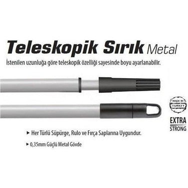 4 Metre Uzayan Teleskopik Metal Fırça Sapı ile Kolay Uygulama
