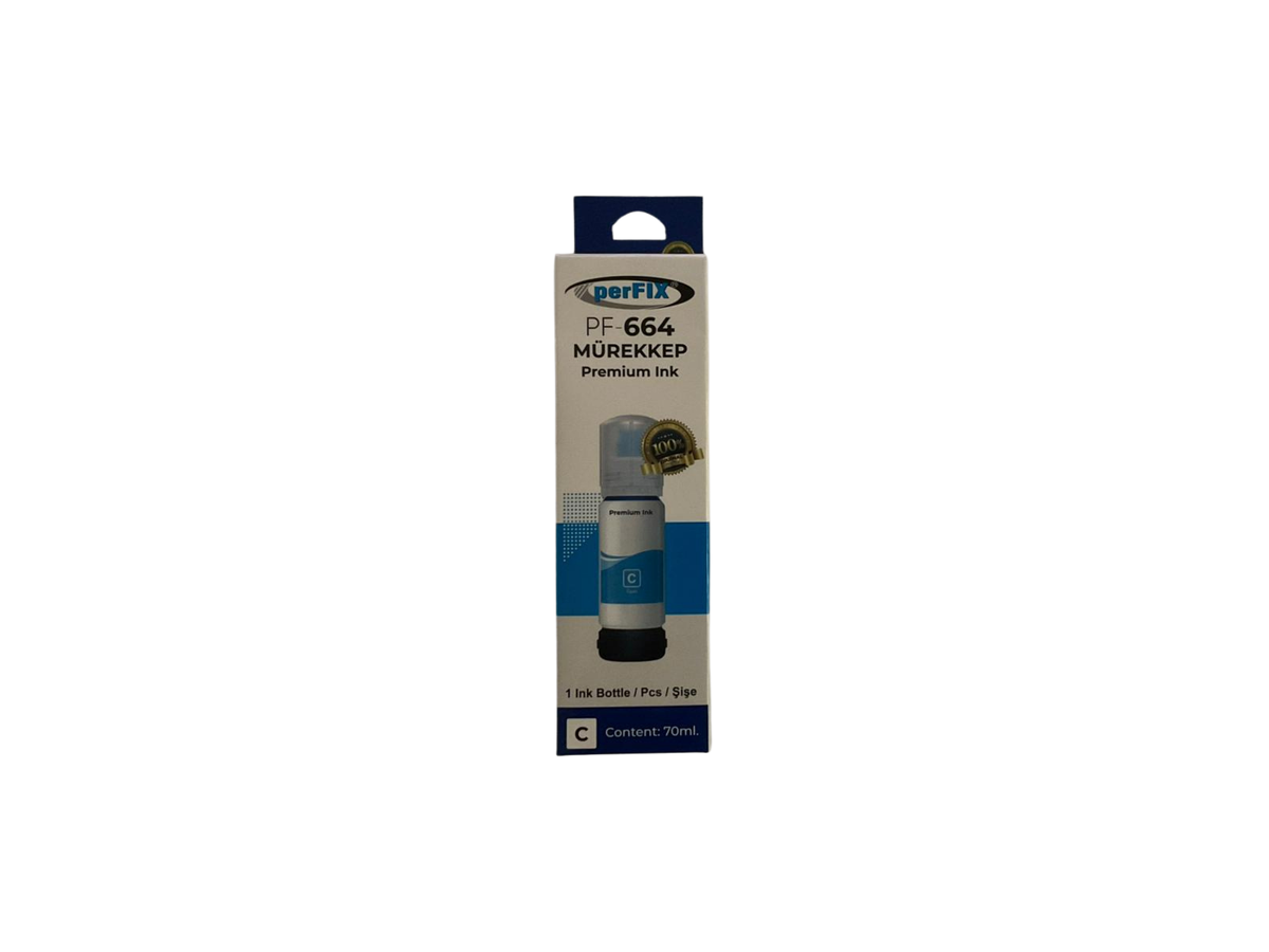 perFIX PF T6642 - 6732 Mavi Şişeli Mürekkep (70 ml)