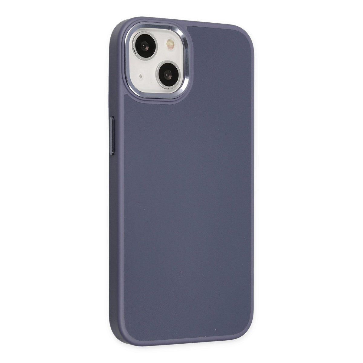 iPhone 14 Plus Kılıf Asya Deri Silikon - Mor