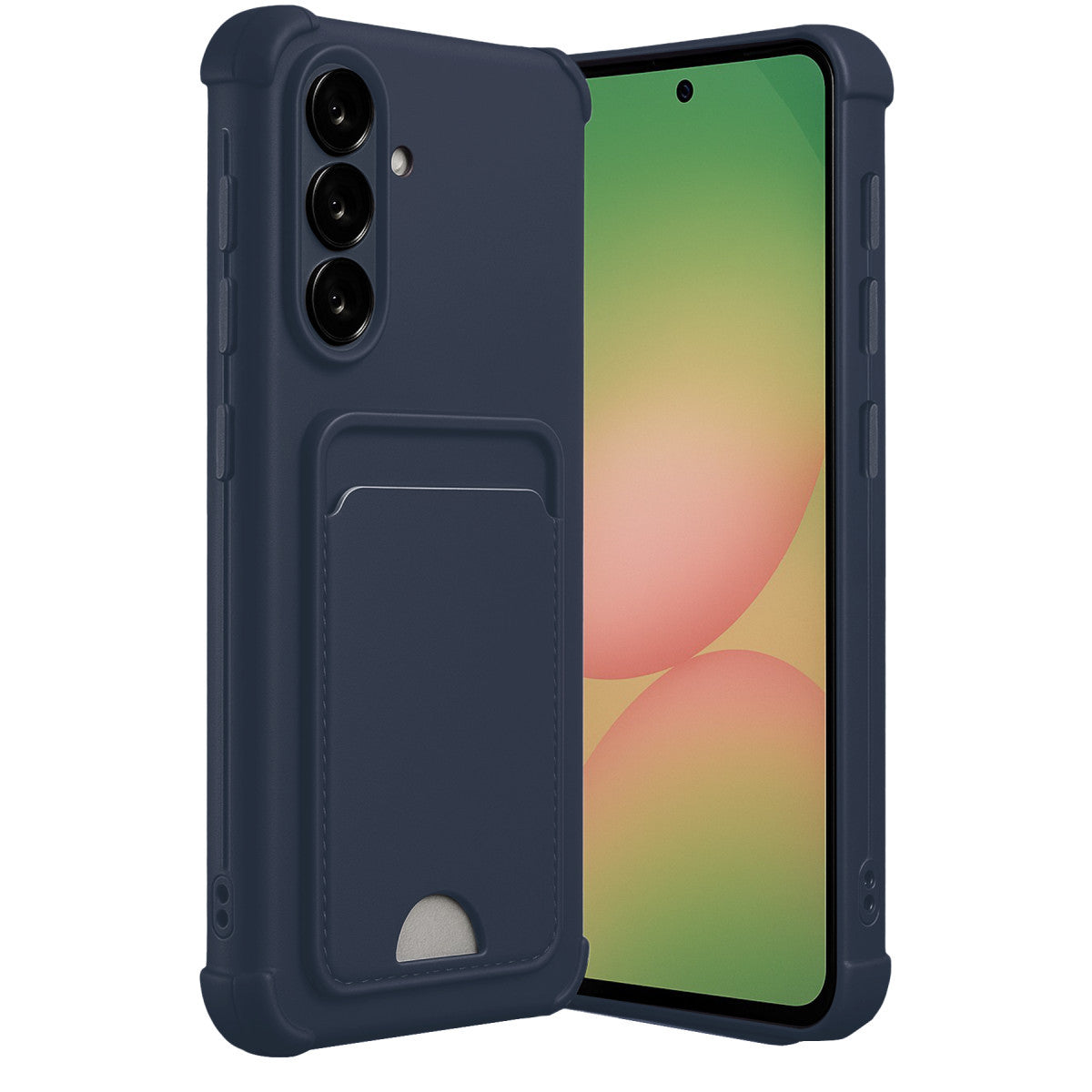 Galaxy A56 Kılıf Kelvin Kartvizitli Silikon - Lacivert