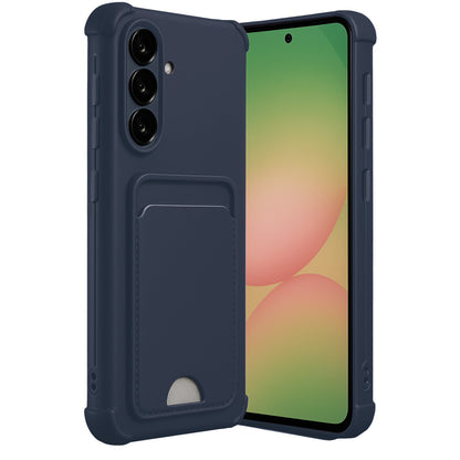 Galaxy A56 Kılıf Kelvin Kartvizitli Silikon - Lacivert