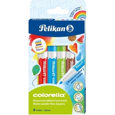 Pelikan Colorella Suda Çözünür Keçeli Kalem 6lı