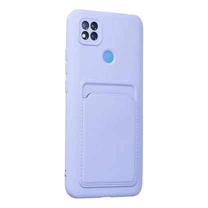 Redmi 9C Kılıf Kelvin Kartvizitli Silikon - Lila