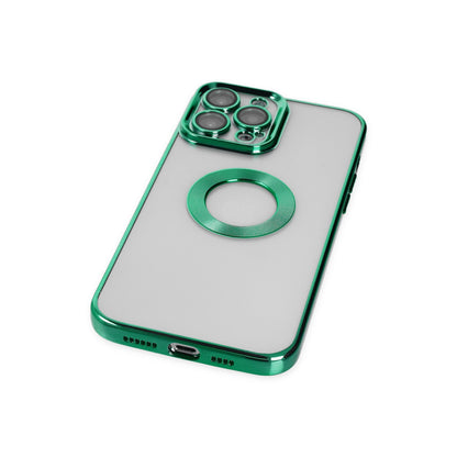 iPhone 14 Pro Kılıf Slot Silikon - Köknar Yeşili