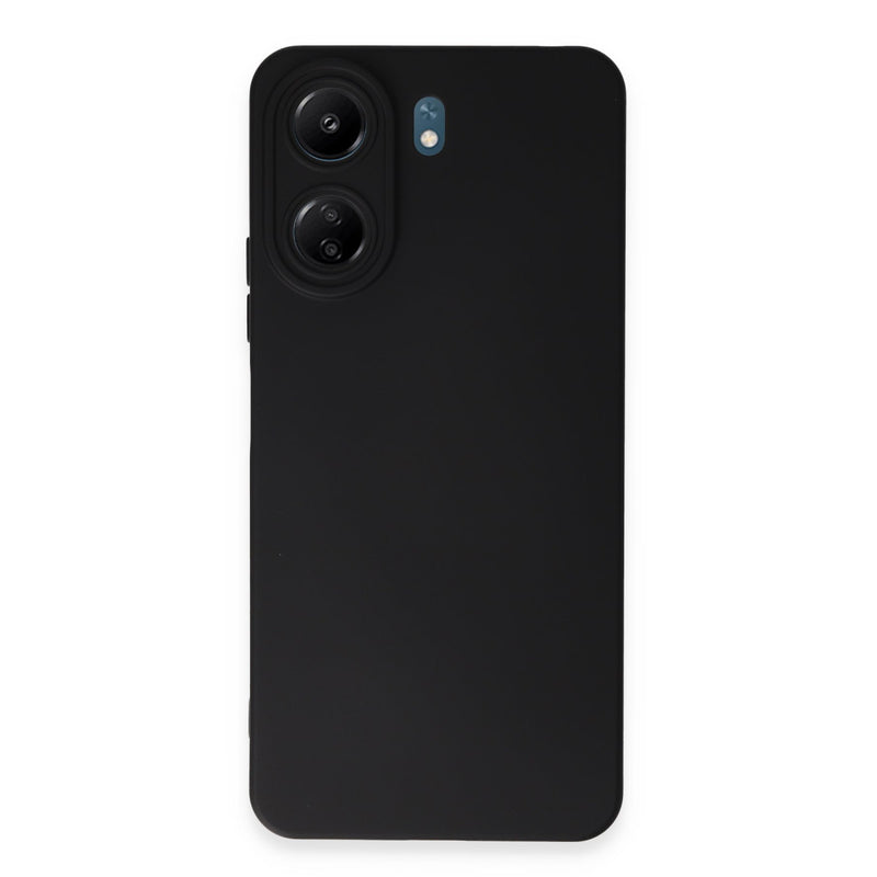 Redmi 13C Kılıf Nano içi Kadife Silikon - Siyah