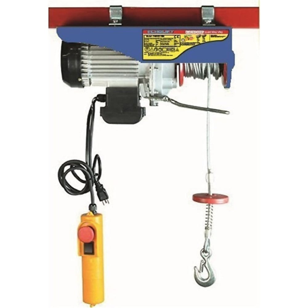 Echolift Elektrikli Mini Vinç 125-250 kg Kapasiteli Halatlı Kaldırma Gücü