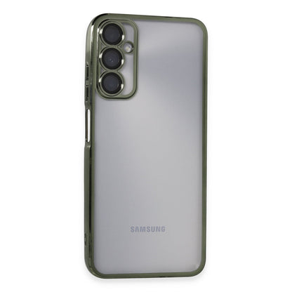 Galaxy A05S Kılıf Razer Lensli Silikon - Yeşil