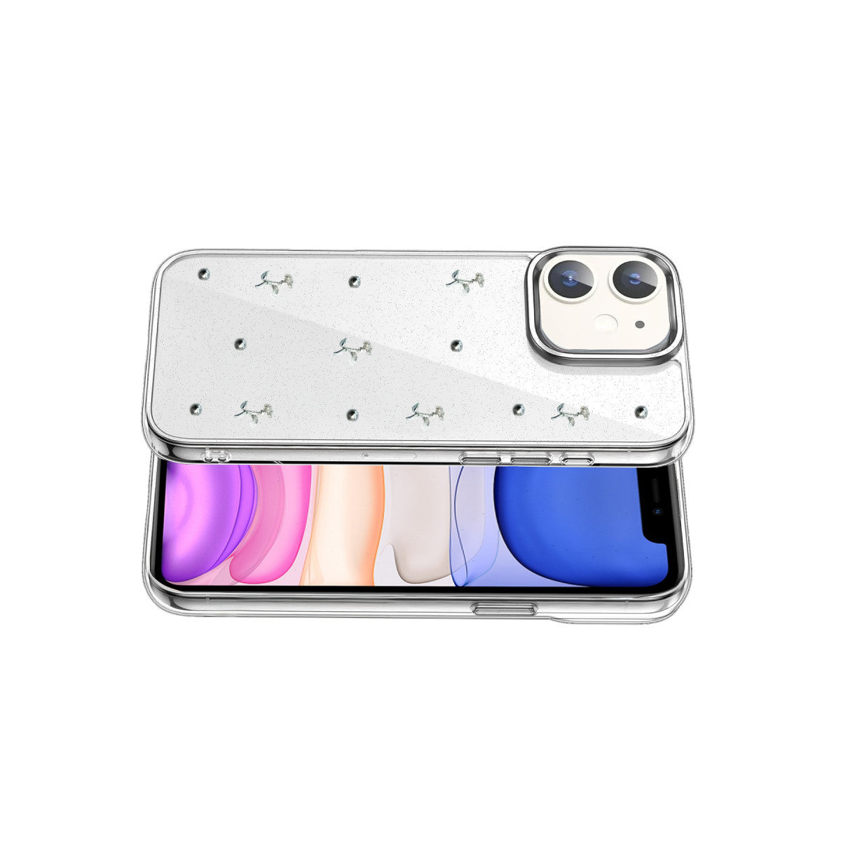 iPhone 11 Fiyonk Desenli Kapak - Desen 4