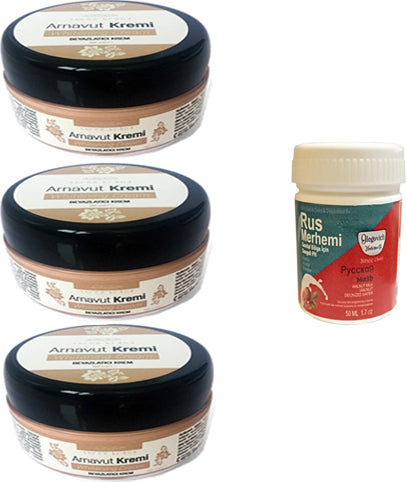 Three Brand Arnavut Kremi 3 Adet + Rus Merhemi 50 ml 1 Adet