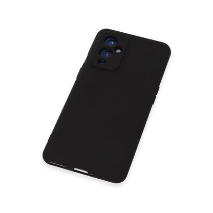 One Plus 9 Kılıf Nano içi Kadife Silikon - Siyah