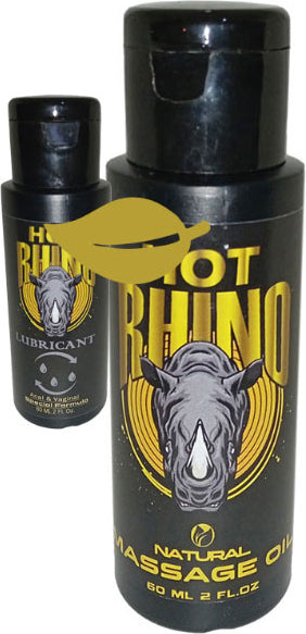 Hot Rhino Erotikmasaj Yağı 60 ml + 60 ml Kayganlaştırıcıjel