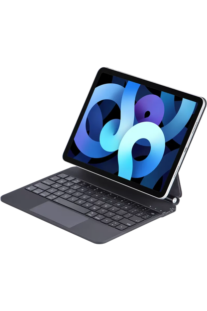 iPad Pro 11 (2022) Kılıf X7 Magic Manyetik Klavyeli Tablet Kılıfı - Siyah