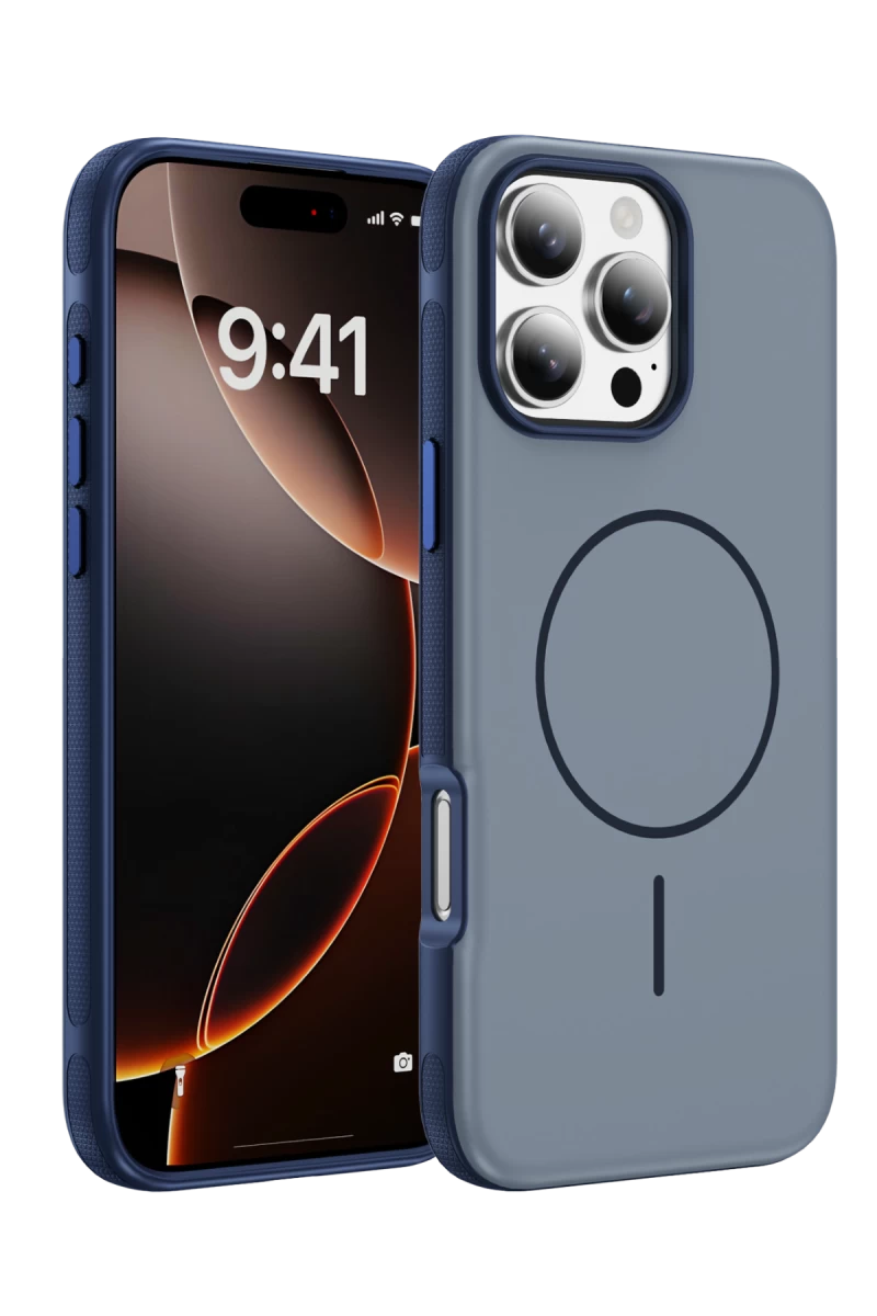 iPhone 16 Pro Max Neksa Magsafe Kapak - Lacivert