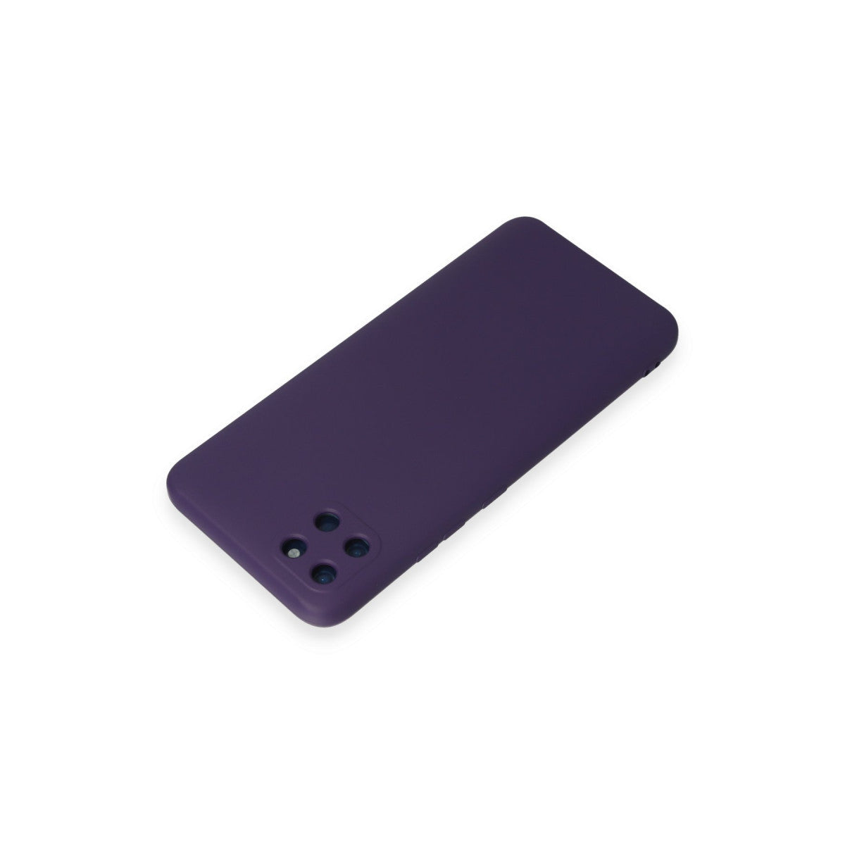 Realme C11 Kılıf Nano içi Kadife Silikon - Mor