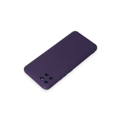 Realme C11 Kılıf Nano içi Kadife Silikon - Mor