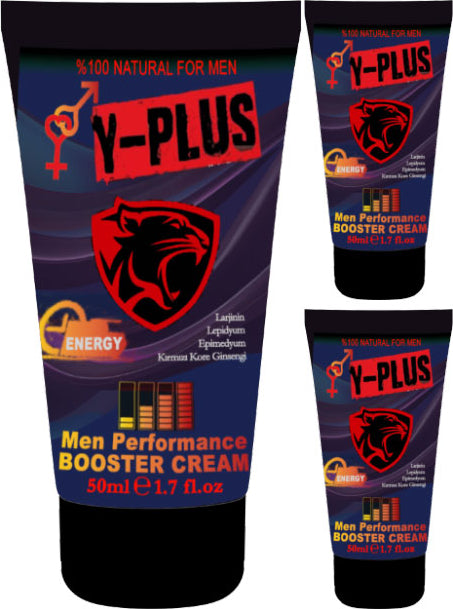 Y-Plus Cream 50ML 3 Adet Erkeklere *katılık* - *hareketlilik* Özel Kremi