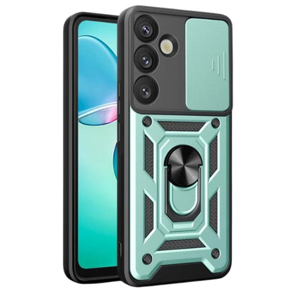 Galaxy A17 5G Pars Lens Yüzüklü Silikon - Yeşil