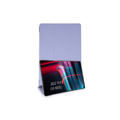 iPad 2022 10.9 (10.nesil) Kılıf Tablet Smart Kılıf - Lila